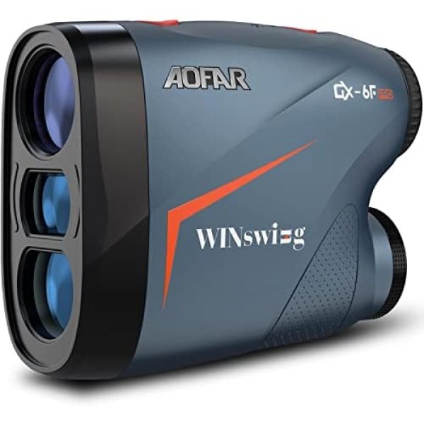 AOFAR GX-6F PRO Golf Rangefinder with Slope on/Off, Flag Lock