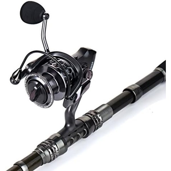 Sougayilang Fishing Rod Combos with Telescopic Fishing Pole Spinning Reels Fishing Carrier - Image 5