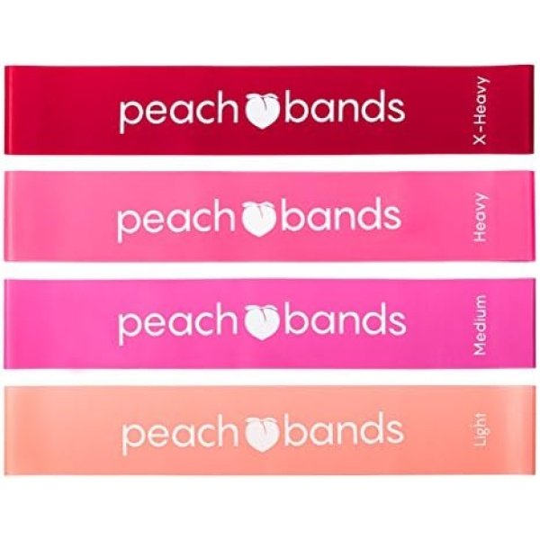 Peach Bands Resistance Bands Set - Exercise Workout Booty Bands