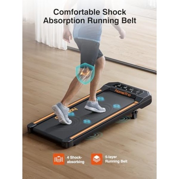 homeTro Walking Pad, Under Desk Treadmills for Home, 2.5HP - Image 8