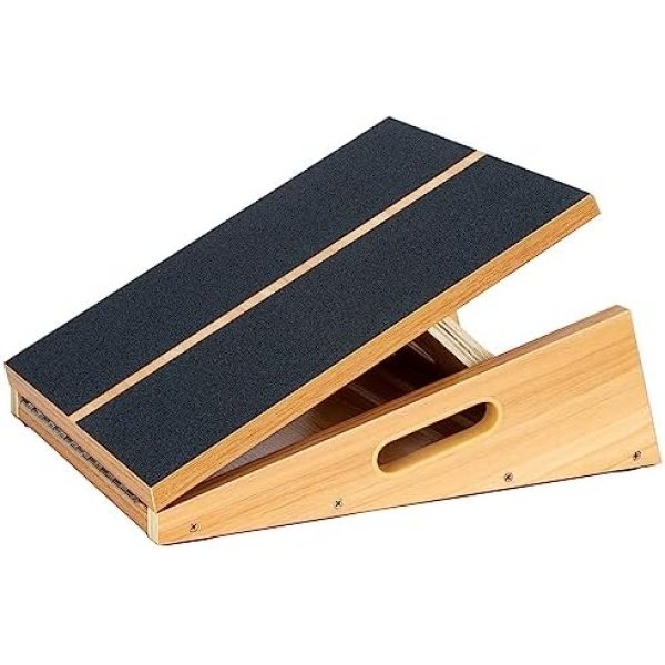 StrongTek Professional Wooden Slant Board, Adjustable Incline Board and Calf