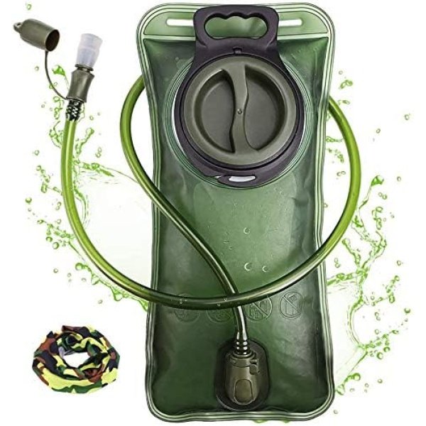 Hydration Bladder, 2L Water Bladder for Hiking Backpack Leak Proof Water