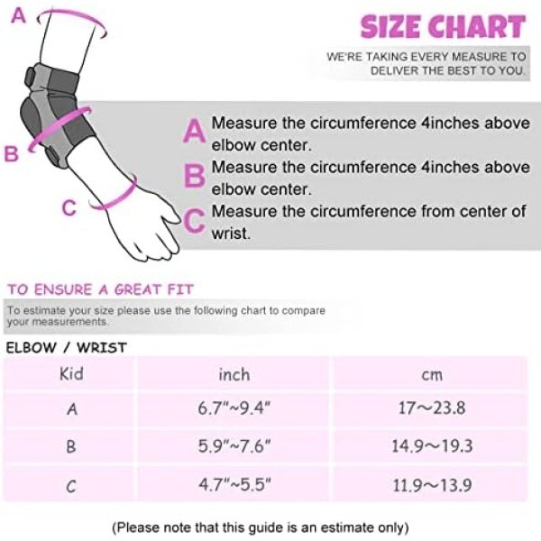 Tangaroa Knee Pads and Elbow Pads for Kids - Protective Gear Set - Image 4