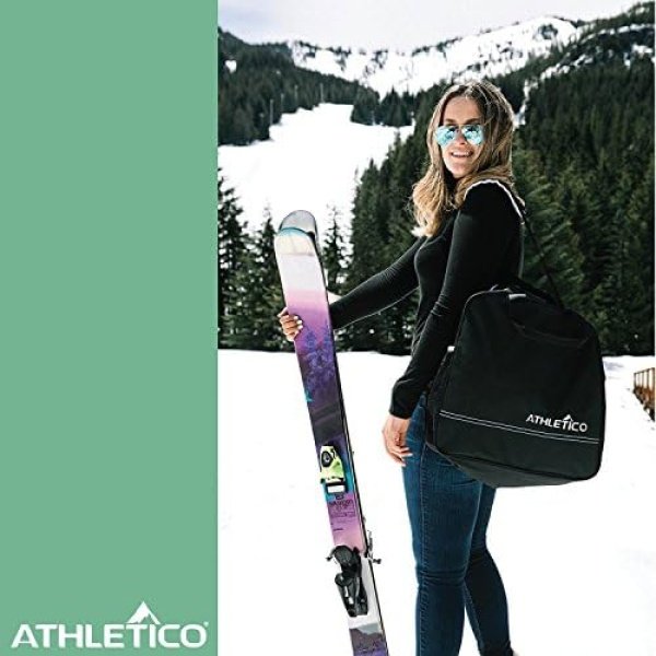 Athletico Two-Piece Ski and Boot Bag Combo | Store & Transport Skis Up to 200 cm - Image 7