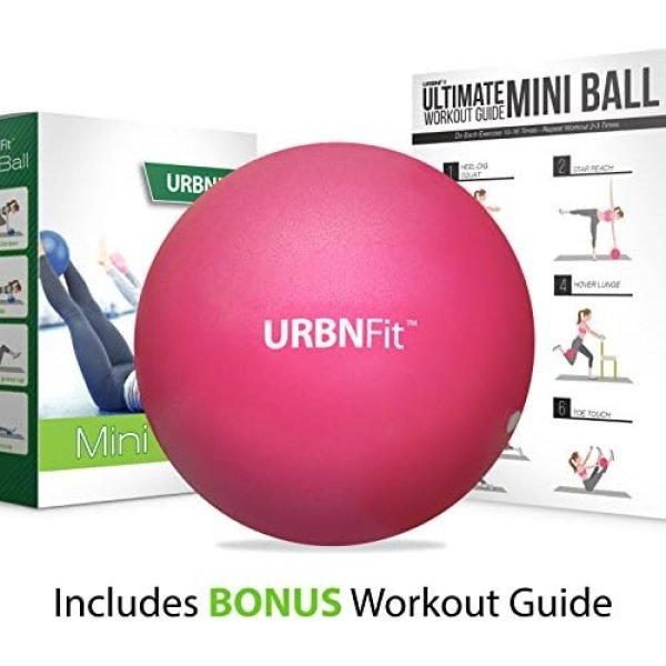 URBNFit Mini Pilates Ball - Small Exercise Ball for Yoga, Pilates, Barre - Image 6