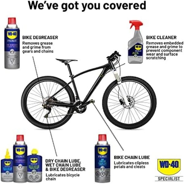 WD-40 Specialist Bike | Wet Chain Lubricant, 118ml | Formulated to Provide a Durable - Image 6