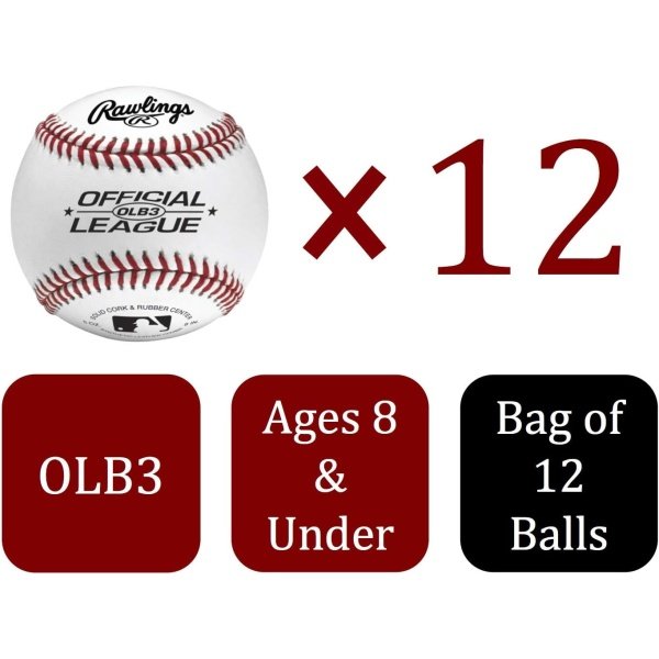 Rawlings | Official League Recreational Use Practice Baseballs | Youth - Image 3