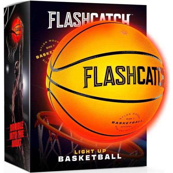 Light Up Basketball - Glow in the Dark Basketball - Sports Gear Accessories Gift