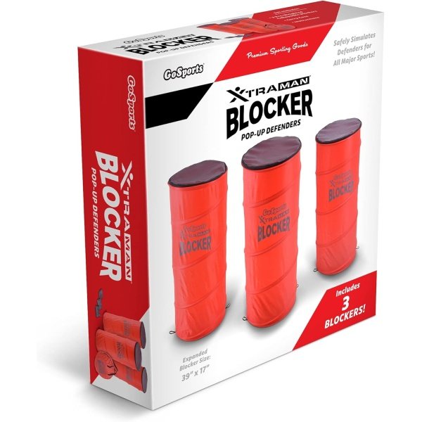 GoSports XTRAMAN Blocker Pop-Up Defenders 3 Pack - Safely Simulate Defenders - Image 7