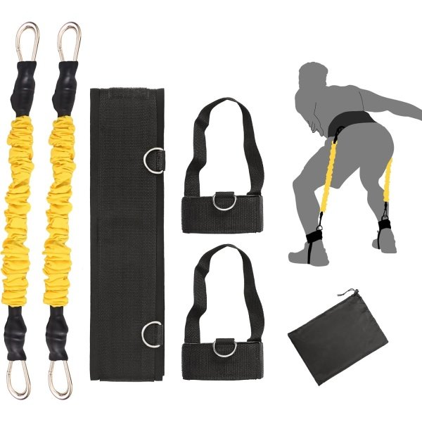 Vertical Jump Trainer: Leg Strength Training Tool with Resistance Bands