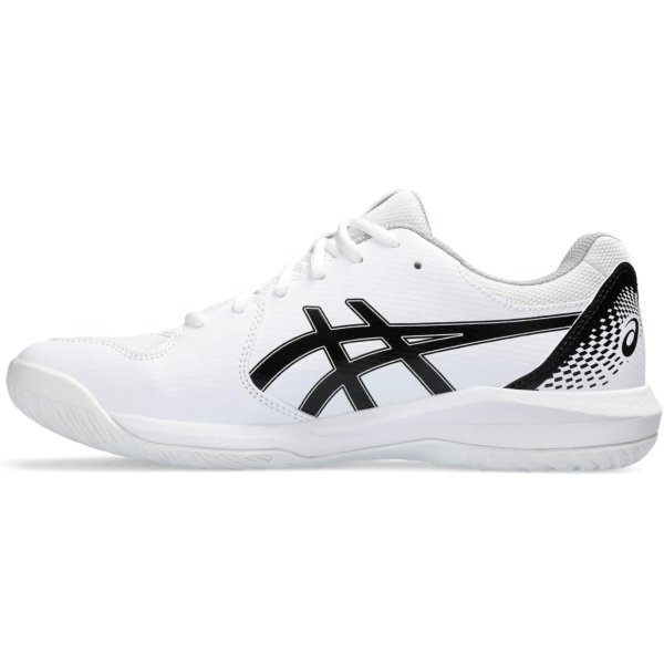 ASICS Men's Gel-Dedicate 8 Tennis Shoes, 6, White/MAKO Blue - Image 4