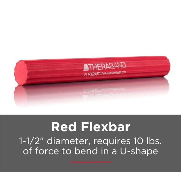 THERABAND FlexBar, Tennis Elbow Therapy Bar, Relieve Tendonitis Pain & Improve - Image 5