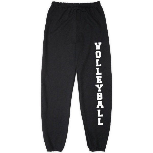 Volleyball Sweatpants | Volleyball Apparel by ChalkTalk Sports | Black