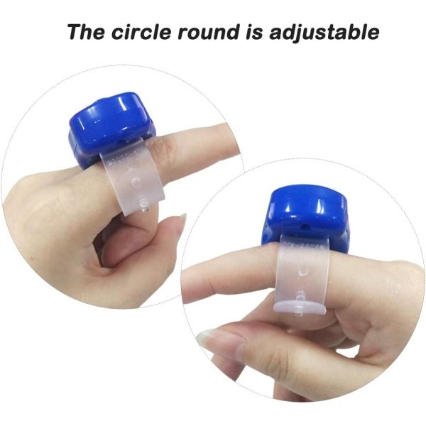 AFUNTA 7 Pcs Finger Counters - 5 Digital LED Electronic Finger Counter - Image 6