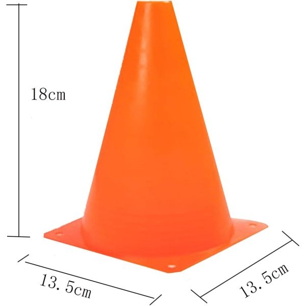 25 Pack Soccer Training Cone Marker Cones Field Marker - Ideal for - Image 2