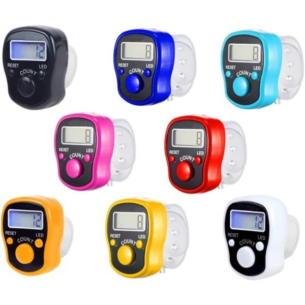 Hitopin 8PCS Electronic Finger Counter, LED Electronic Handheld Tally Counter - Image 7