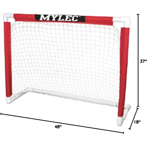 Mylec Junior Hockey PVC Goal (48" x 37"), Easy Assembly, Lightweight & Durable - Image 2