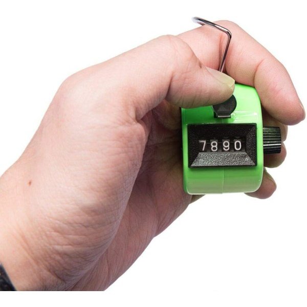 Tebery 8 Pack Handheld Tally Counter 4 Digit Mechanical Palm Clicker Counter - Image 4