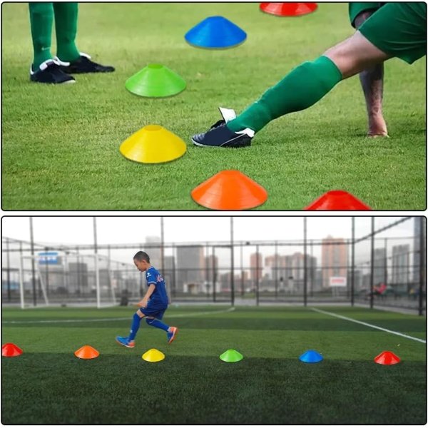 20 PCS Soccer Cones Agility Disc Cones Sports Football Soccer Training Cone - Image 6