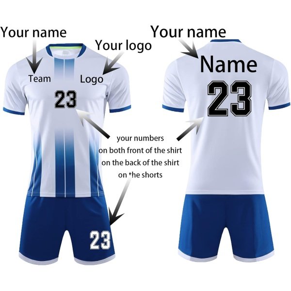 Custom Jersey Soccer for Men Women Soccer Uniforms for Kids with Name Team - Image 5