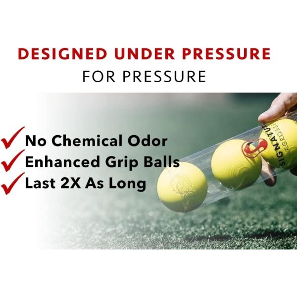 Signature Lacrosse Ball Set - Packs of 2, 4, 8, 12, and 100 - No Chemical Smell - Image 2