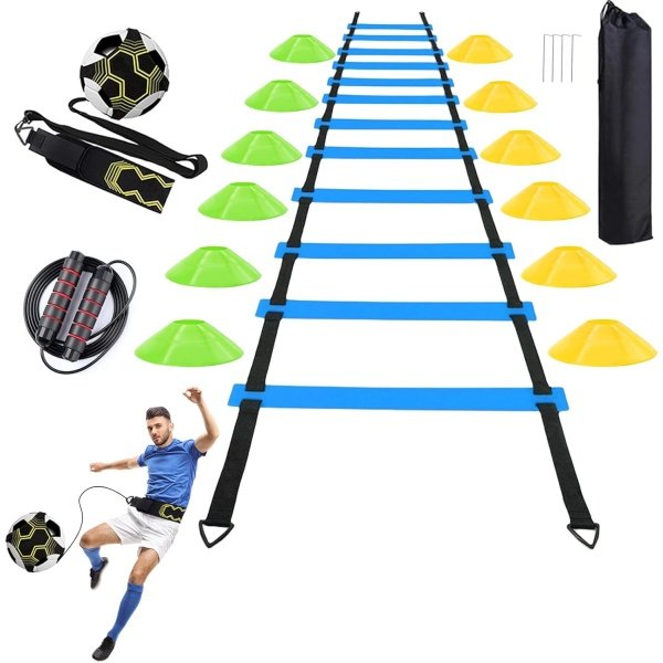 AOPUETRX Soccer Agility Training Equipment Set - Speed Training Equipment