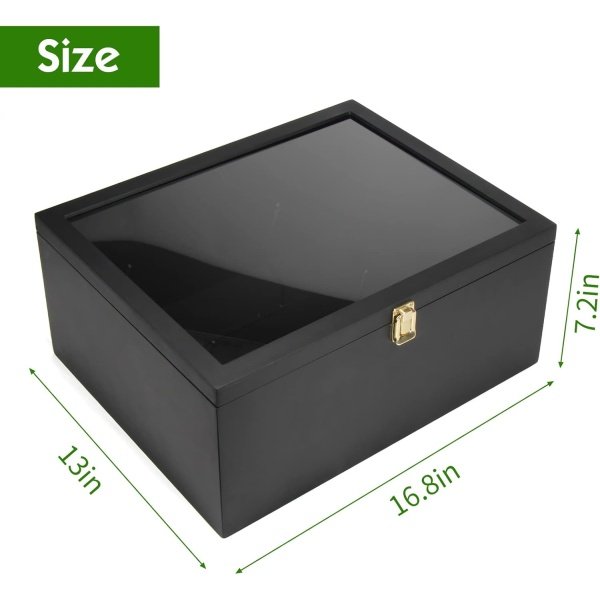 TJ.MOREE 2 Football Case Display Case Full Size, Rugby Holders for Balls Display - Image 7