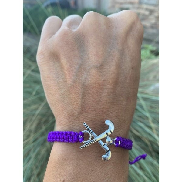 Sportybella Field Hockey Charm Bracelet- Adjustable Bracelets For Girls - Image 3