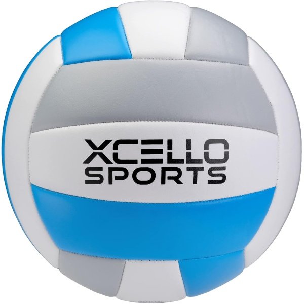 Volleyball Assorted Graphics with Pump Blue/Grey/White, Blue/Pink/White - Image 6