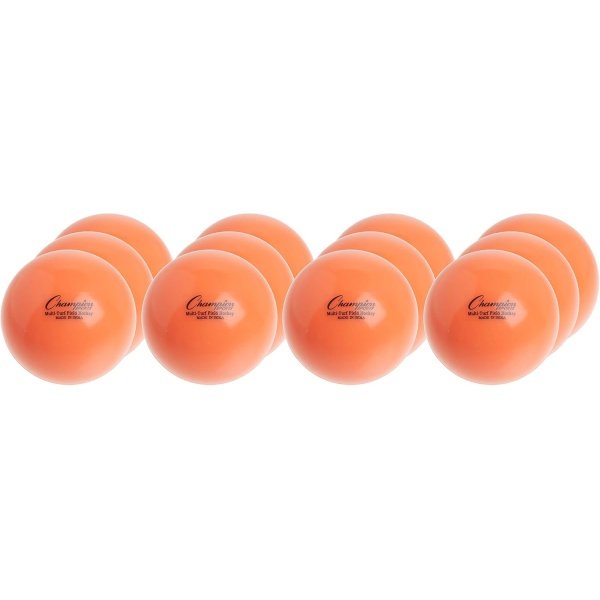 Champion Sports Field Hockey Practice Balls - 12 Pack in Multiple Colors