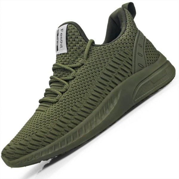 Feethit Mens Slip On Walking Shoes Blade Tennis Shoes Non Slip Running Shoes