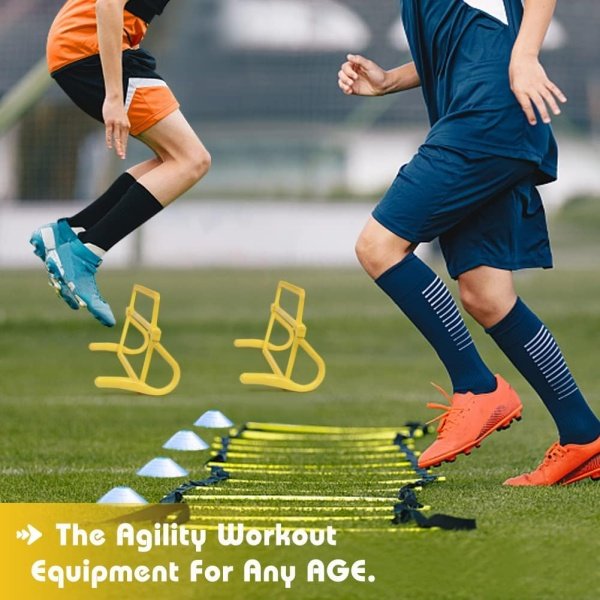 Speed Agility Training Equipment Set, Includes 4 Adjustable Hurdles - Image 4