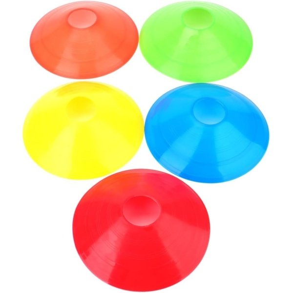Tebery 60 Pack Premium Soccer Football Agility Cones Marke Cones - Image 3