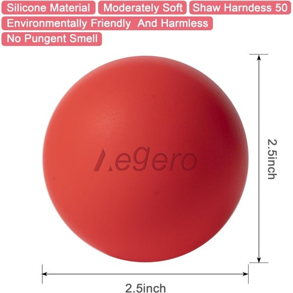 Massage Lacrosse Balls for Myofascial Release,Yoga Deep Tissue Massage,Trigger - Image 2