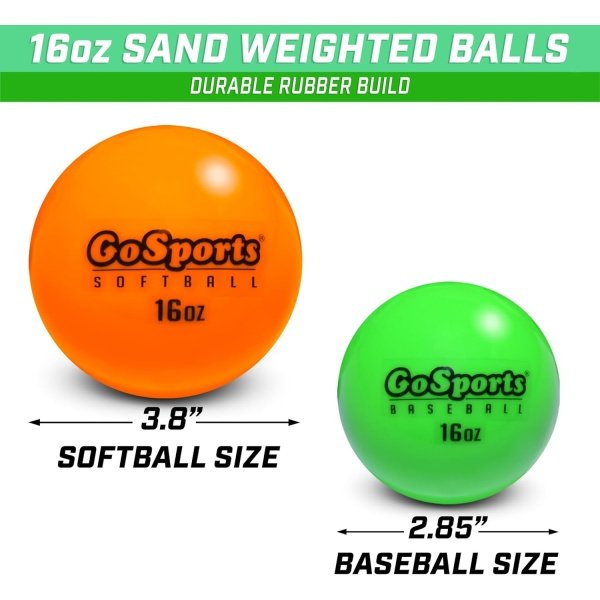 GoSports Weighted Training Balls - Hitting & Pitching Training for All Skill - Image 3