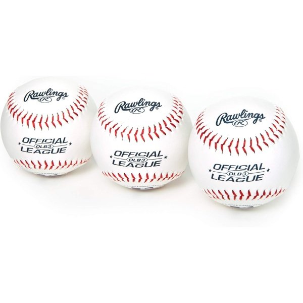 Rawlings | Official League Recreational Use Practice Baseballs | OLB3 | Youth/8U - Image 2