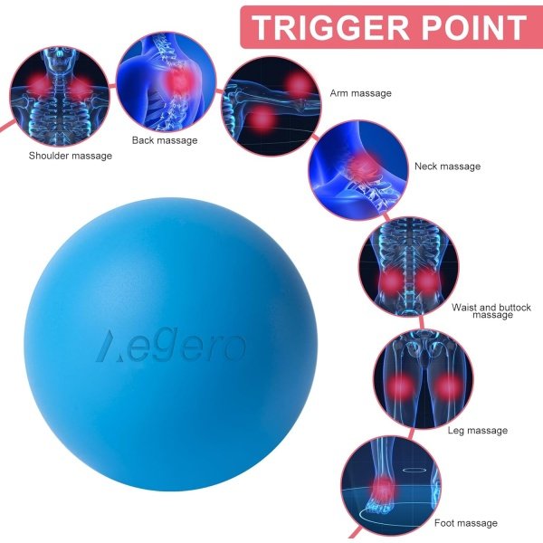 Massage Lacrosse Balls for Myofascial Release,Yoga Deep Tissue Massage,Trigger - Image 3