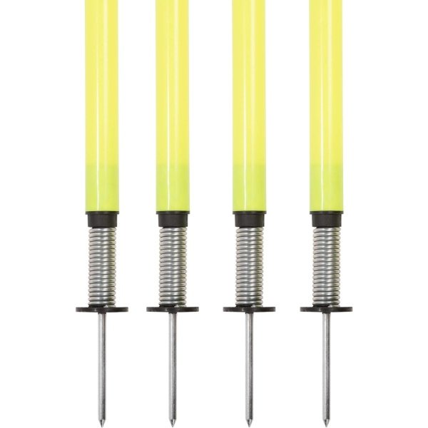 Champion Sports APSET Outdoor Agility Pole Set, Yellow - Image 2