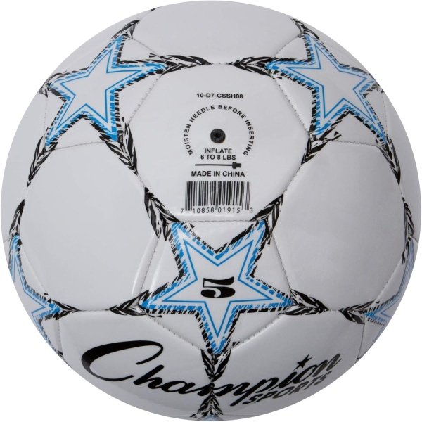 Champion Sports Viper Soccer Ball - Synthetic Leather – Youth, Kids, Adult - Image 2