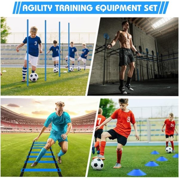 HOTOOLME Agility Training Poles Equipment Soccer Training Equipment - Image 5