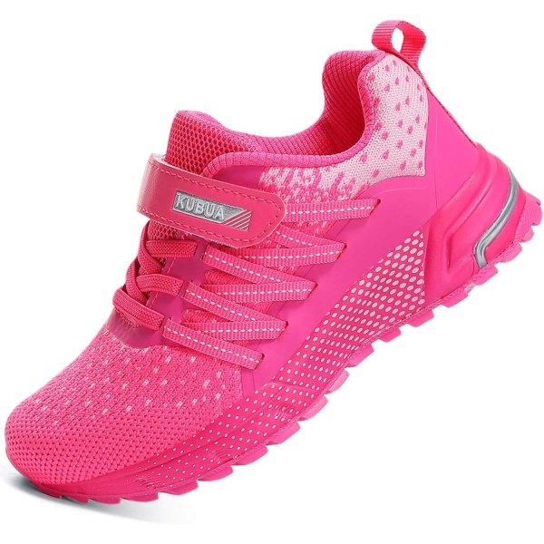 KUBUA Kids Sneakers for Boys Girls Running Tennis Shoes Lightweight Breathable