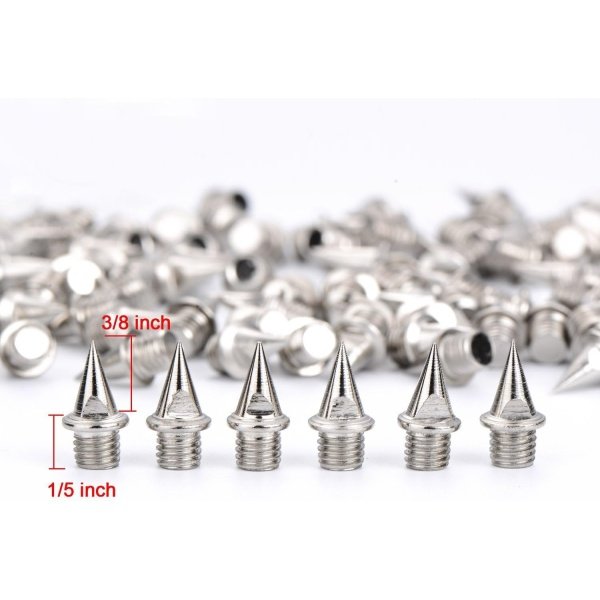 Hicarer 110 Piece 3/8 Inch Steel Track and Cross Country Spikes Replacement - Image 2