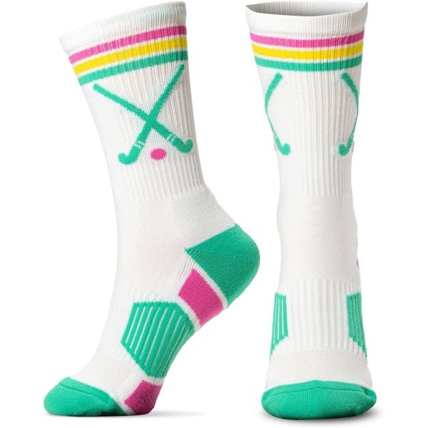 ChalkTalkSPORTS Field Hockey Performance Crew Socks - Youth & Adult