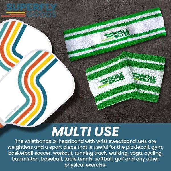 Sweatbands Pickleball Golf Tennis Great Gift or for Your Sports or Team - Image 3