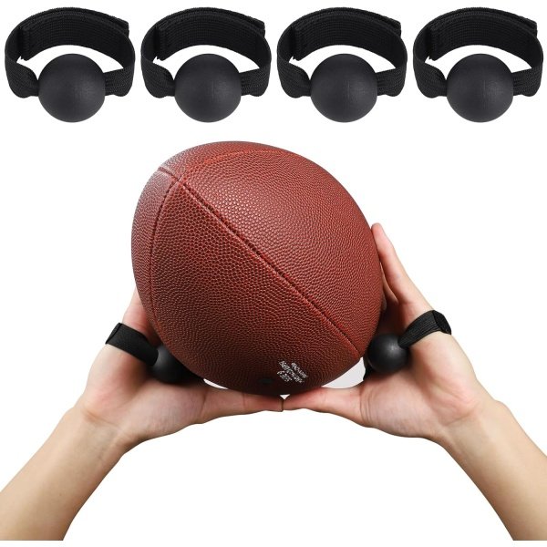TOBWOLF 4PCS American Football Catching Trainer Band, Rugby Football Catching