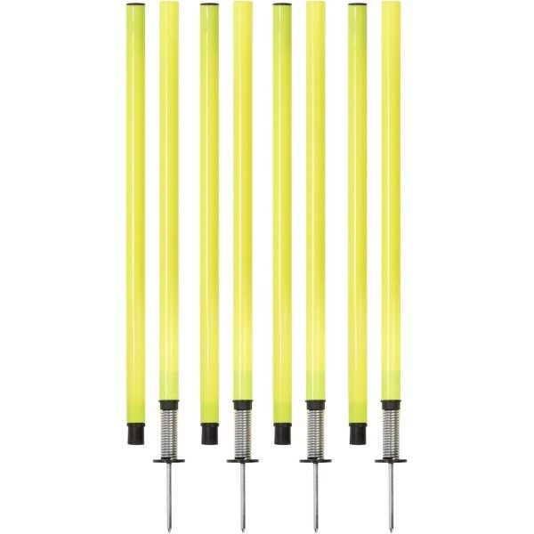 Champion Sports APSET Outdoor Agility Pole Set, Yellow