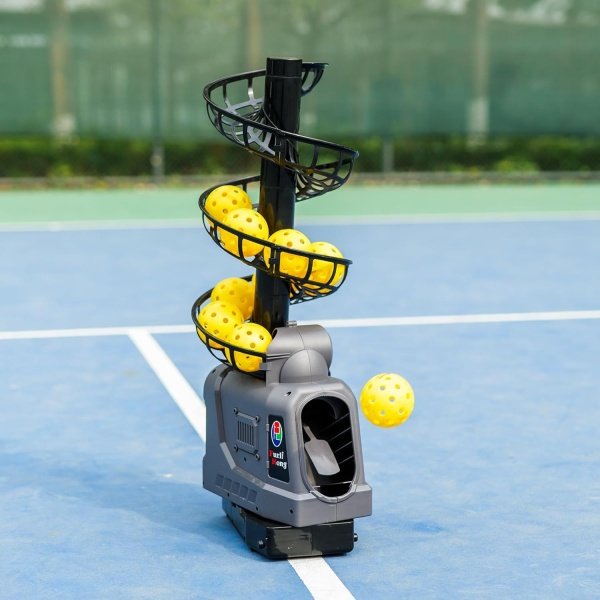 681PBH Pickleball Machine with Auto Swing, 3 Angles & 4 Speeds Adjustable - Image 4