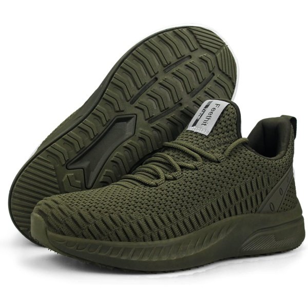 Feethit Mens Slip On Walking Shoes Blade Tennis Shoes Non Slip Running Shoes - Image 5