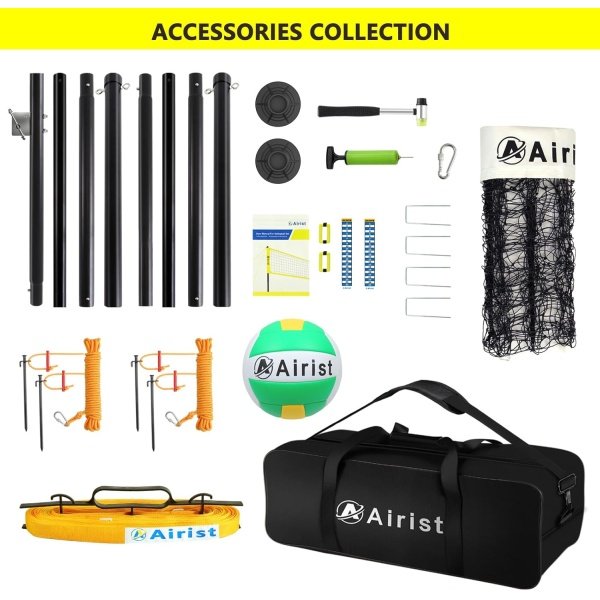 Heavy Duty Volleyball Net Outdoor with Steel Anti-Sag System, Adjustable - Image 7