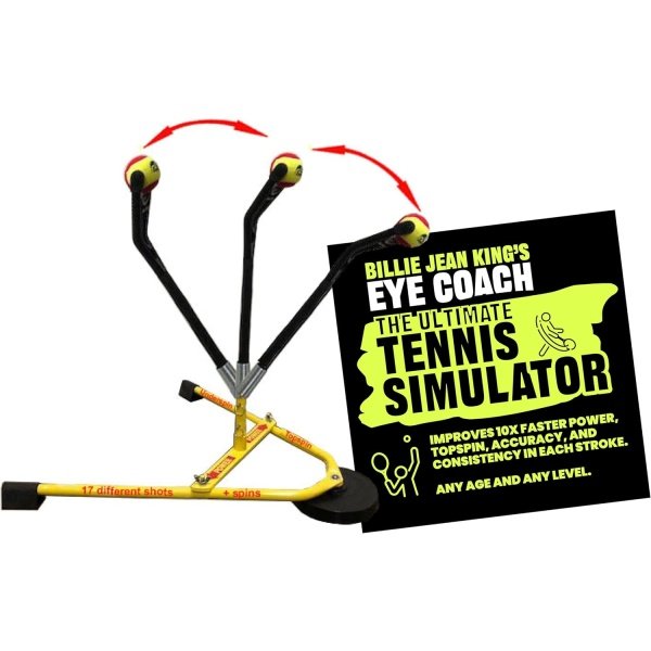 BILLIE JEAN KING'S Eye Coach Pro Tennis Simulator with Game-Changing Tennis